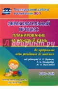 Образовательный процесс. Планирование на каждый день "От рождения до школы". Гр. раннего возраста