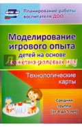 Моделирование игрового опыта детей 4-5 лет.  Технологические карты. ФГОС ДО
