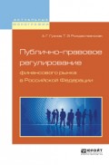 Публично-правовое регулирование финансового рынка в Российской Федерации. Монография