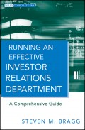 Running an Effective Investor Relations Department. A Comprehensive Guide