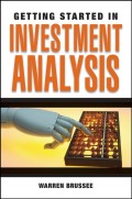 Getting Started in Investment Analysis