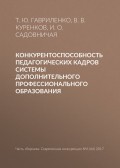 Конкурентоспособность педагогических кадров системы дополнительного профессионального образования