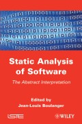 Static Analysis of Software. The Abstract Interpretation