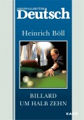 Billard um halb Zehn / Бильярд в половине десятого. Книга для чтения на немецком языке