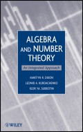 Algebra and Number Theory. An Integrated Approach