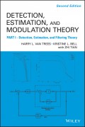Detection Estimation and Modulation Theory, Part I. Detection, Estimation, and Filtering Theory