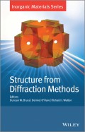 Structure from Diffraction Methods. Inorganic Materials Series