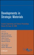 Developments in Strategic Materials