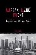 Urban Land Rent. Singapore as a Property State