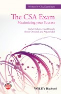 The CSA Exam. Maximizing your Success