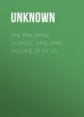 The Philippine Islands, 1493-1898. Volume 25 of 55