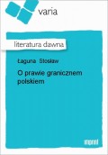 O prawie granicznem polskiem