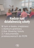 Nadzór nad działalnością szkoły, wydanie lipiec-sierpień 2015 r.
