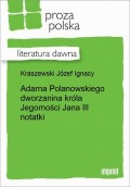 Adama Polanowskiego dworzanina króla Jegomości Jana III notatki