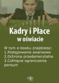 Kadry i Płace w oświacie, wydanie wrzesień 2015 r.