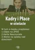 Kadry i Płace w oświacie, wydanie luty 2016 r.