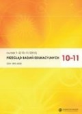 Przegląd Badań Edukacyjnych, nr 1-2 (10-11/2010)