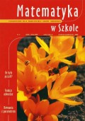 Matematyka w Szkole. Czasopismo dla nauczycieli szkół średnich. Nr 4