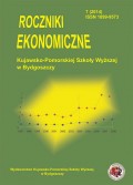 Roczniki Ekonomiczne Kujawsko-Pomorskiej Szkoły Wyższej w Bydgoszczy