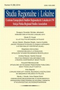 Studia Regionalne i Lokalne nr 4(58)2014
