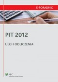 PIT 2012 - ulgi i odliczenia