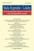 Studia Regionalne i Lokalne nr 3(65)/2016