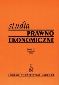 Studia Prawno-Ekonomiczne t. 101