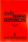 Studia Prawno-Ekonomiczne t. 98