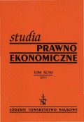 Studia Prawno-Ekonomiczne t. 97