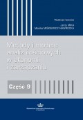 Metody i modele analiz ilościowych w ekonomii i zarządzaniu