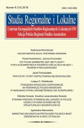 Studia Regionalne i Lokalne nr 4(74)/2018