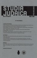 Studia Judaica 2014/2 (34)