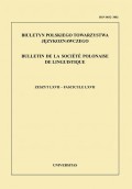 Biuletyn Polskiego Towarzystwa Językoznawczego. Zeszyt LXVII