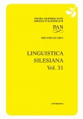 Linguistica Silesiana, vol. 31