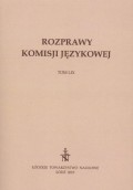 Rozprawy Komisji Językowej ŁTN t. LIX