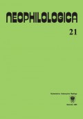 Neophilologica. Vol. 21: Études sémantico-syntaxiques des langues romanes