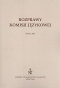 Rozprawy Komisji Językowej t. 63