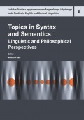 Topics in Syntax and Semantics