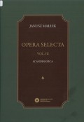 Opera selecta, t. III: Scandinavica