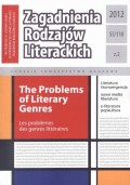 Zagadnienia Rodzajów Literackich t. 55 (110) z. 2/2012