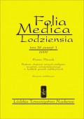 Folia Medica Lodziensia t. 36 z. 1/2009