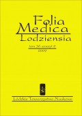 Folia Medica Lodziensia t. 36 z. 2/2009