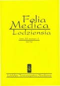 Folia Medica Lodziensia t. 39 z. 1/2012