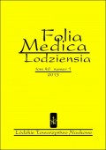 Folia Medica Lodziensia t. 40 z. 1/2013