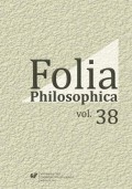 Folia Philosophica. Vol. 38