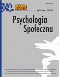 Psychologia Społeczna nr 3(34)/2015