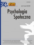 Psychologia Społeczna nr 4 (35)/2015