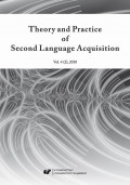 „Theory and Practice of Second Language Acquisition” 2018. Vol. 4 (2)