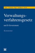 Verwaltungsverfahrensgesetz (VwVfG) und E-Government