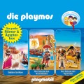 Die Playmos - Das Original Playmobil Hörspiel, Die große Römer- und Ägypterbox, Folge 5, 18, 52: Gefahr für Rom / Der Schatz des Archimedes / Der Schatz der Pyramide